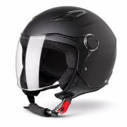 VINZ Magic Kinderhelm Scooter / Motor - Mat Zwart