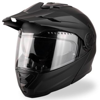 VINZ Prado Enduro helm / Systeemhelm - Mat Zwart