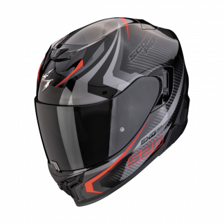 Scorpion EXO-520 EVO AIR TERRA - Zwart/Zilver/Rood