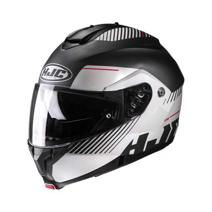 HJC C91 Prod - Mat Zwart / Wit / Rood